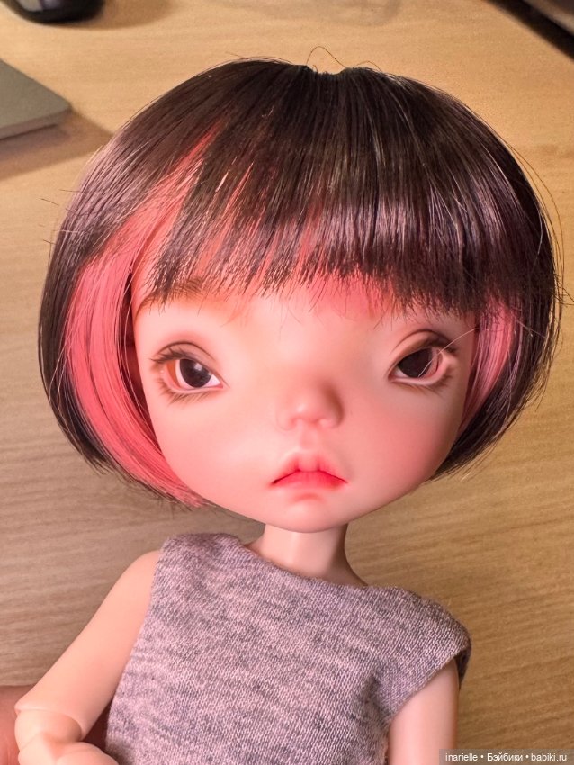 Двухцветный парик каре 6-7 дюймов