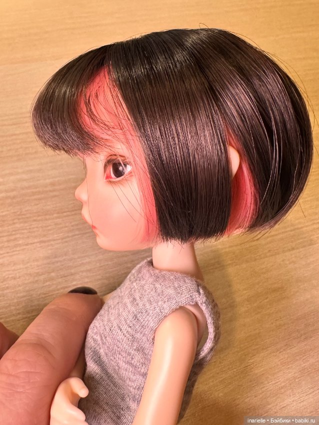 Двухцветный парик каре 6-7 дюймов (фото 2)