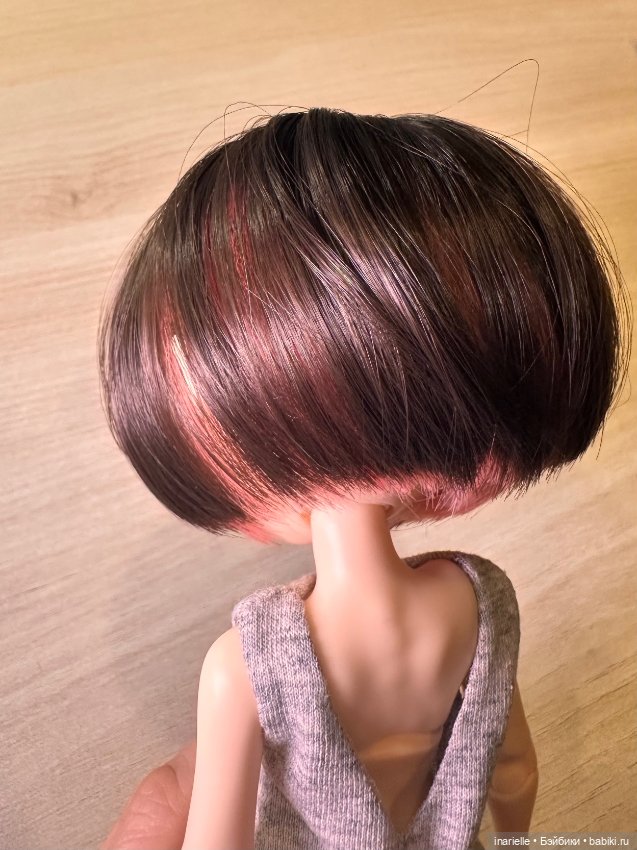 Двухцветный парик каре 6-7 дюймов (фото 4)