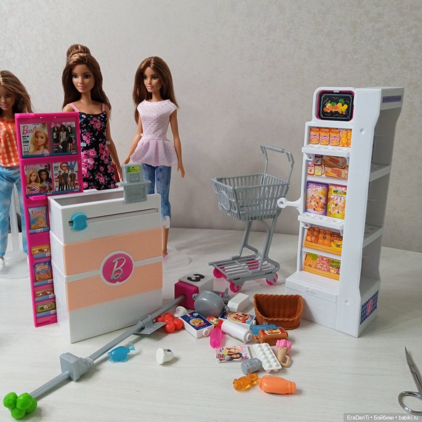 Супермаркет - набор мебели для Барби (фото 4)