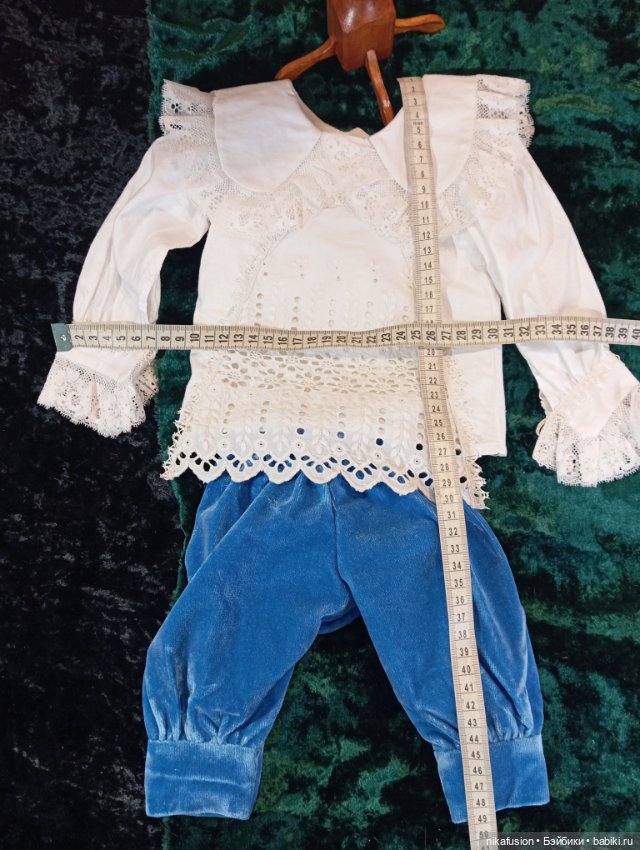 Одежда костюм на антикварного пупса мальчика (фото 4)