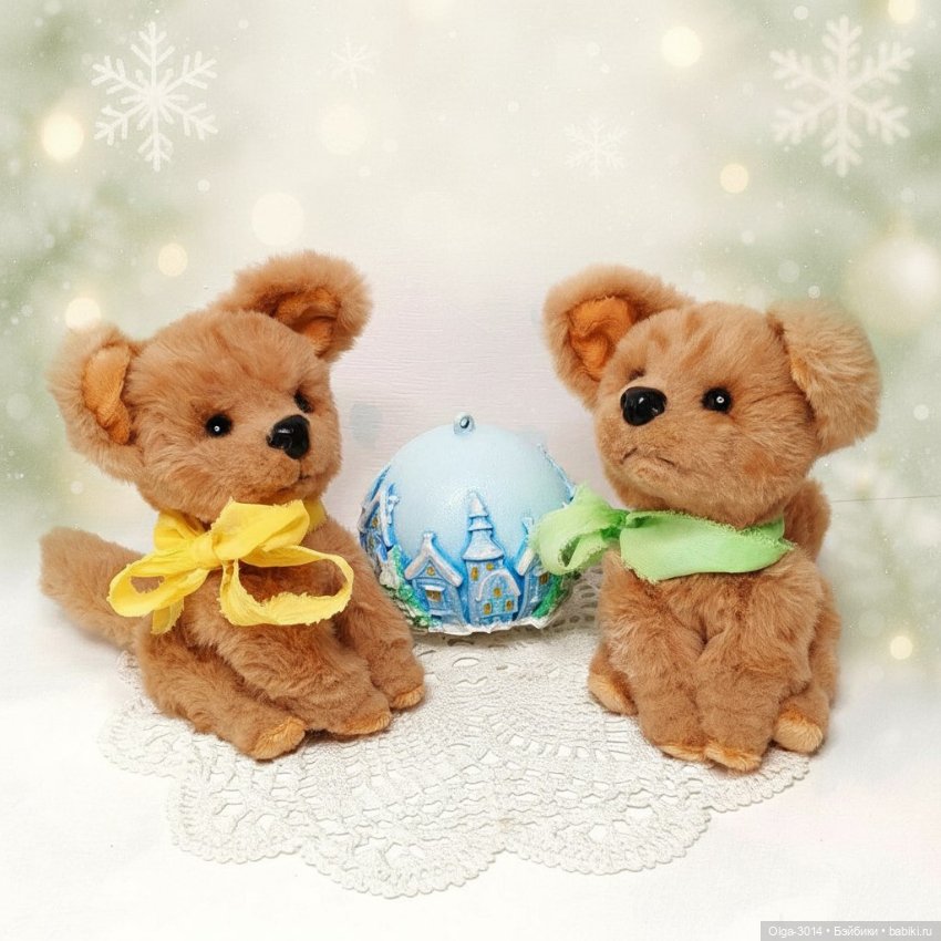 Щенок, мягкая игрушка ручной работы (фото 6)