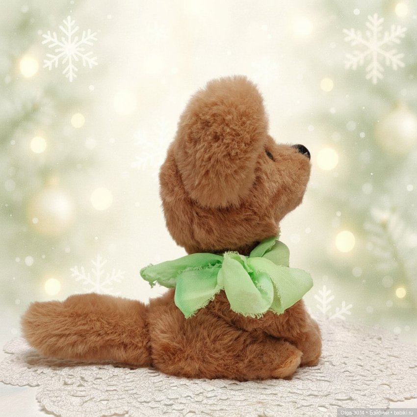 Щенок, мягкая игрушка ручной работы (фото 2)