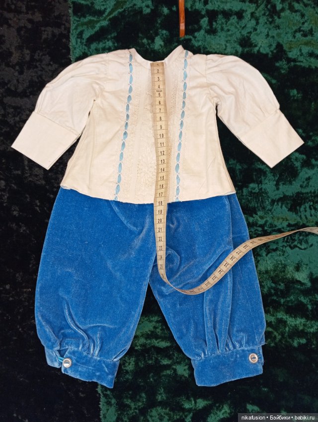 Одежда костюм на антикварного пупса мальчика