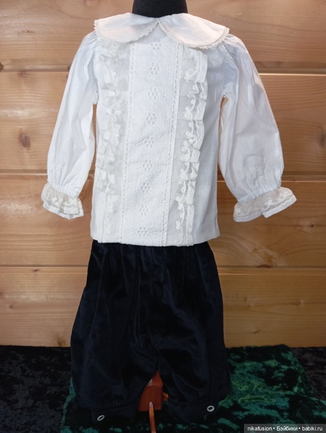 Одежда костюм на антикварного пупса мальчика (фото 6)