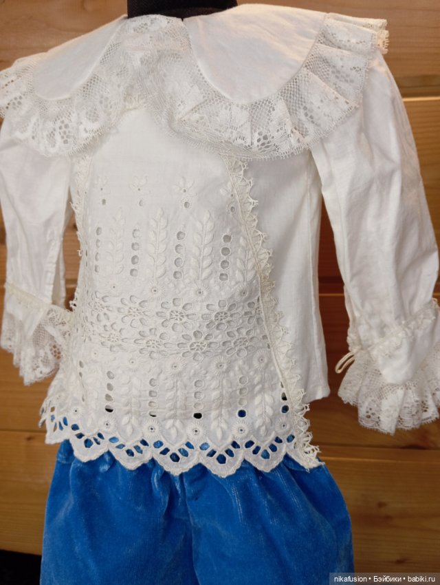 Одежда костюм на антикварного пупса мальчика (фото 3)