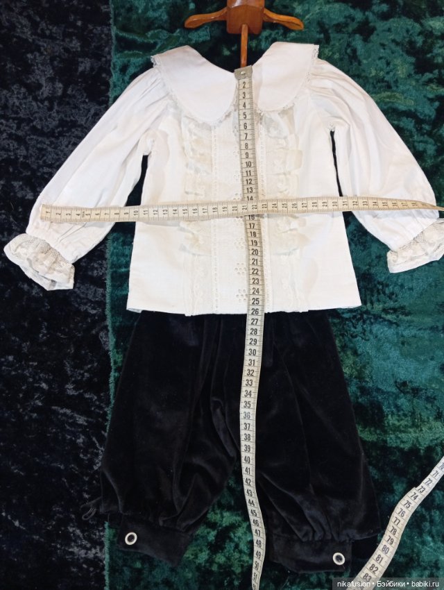 Одежда костюм на антикварного пупса мальчика (фото 8)