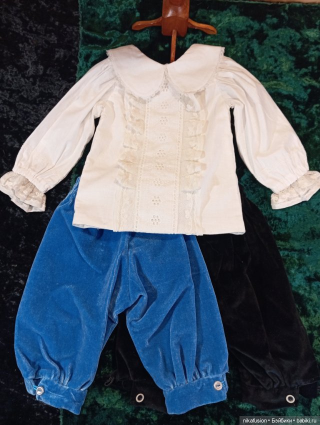 Одежда костюм на антикварного пупса мальчика (фото 9)