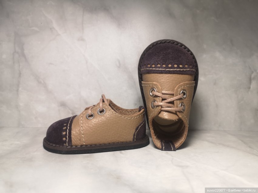 Распродажа: полуботиночки из натуральной кожи размер 8,3 на 4,2 см