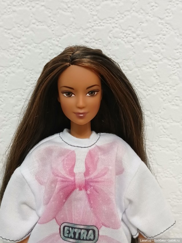 Кукла Барби гибрид голова Лея тело БМР дачница (фото 4)