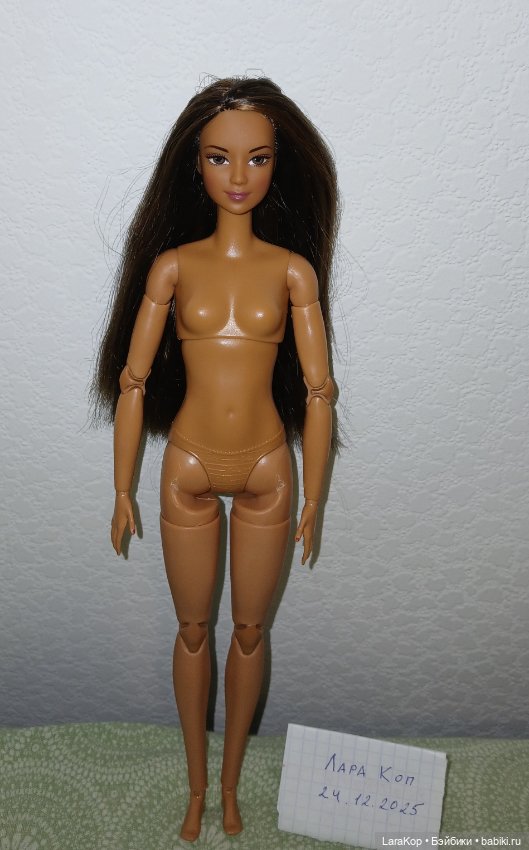 Кукла Барби гибрид голова Лея тело БМР дачница (фото 2)