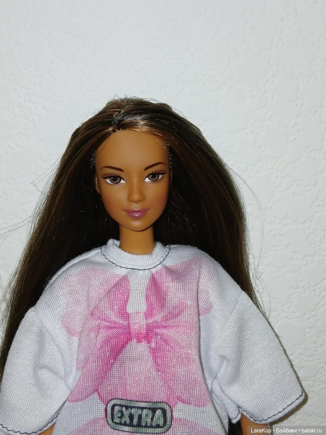 Кукла Барби гибрид голова Лея тело БМР дачница (фото 3)