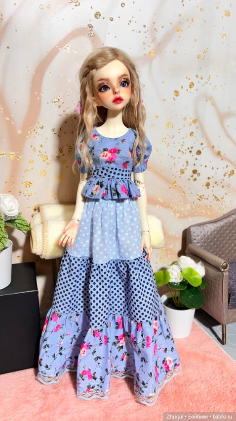 Кукла бжд формат 1/4 фирма Doll Leaves молд Teresa (фото 3)