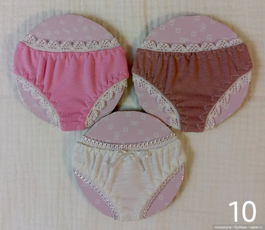 Трусики для куклы Готц Little Kidz. Лот 3 штуки (фото 7)