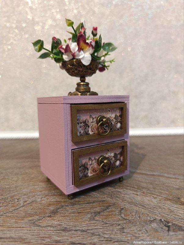 Тумба прикроватная 1:6 "Лаванда" (фото 5)