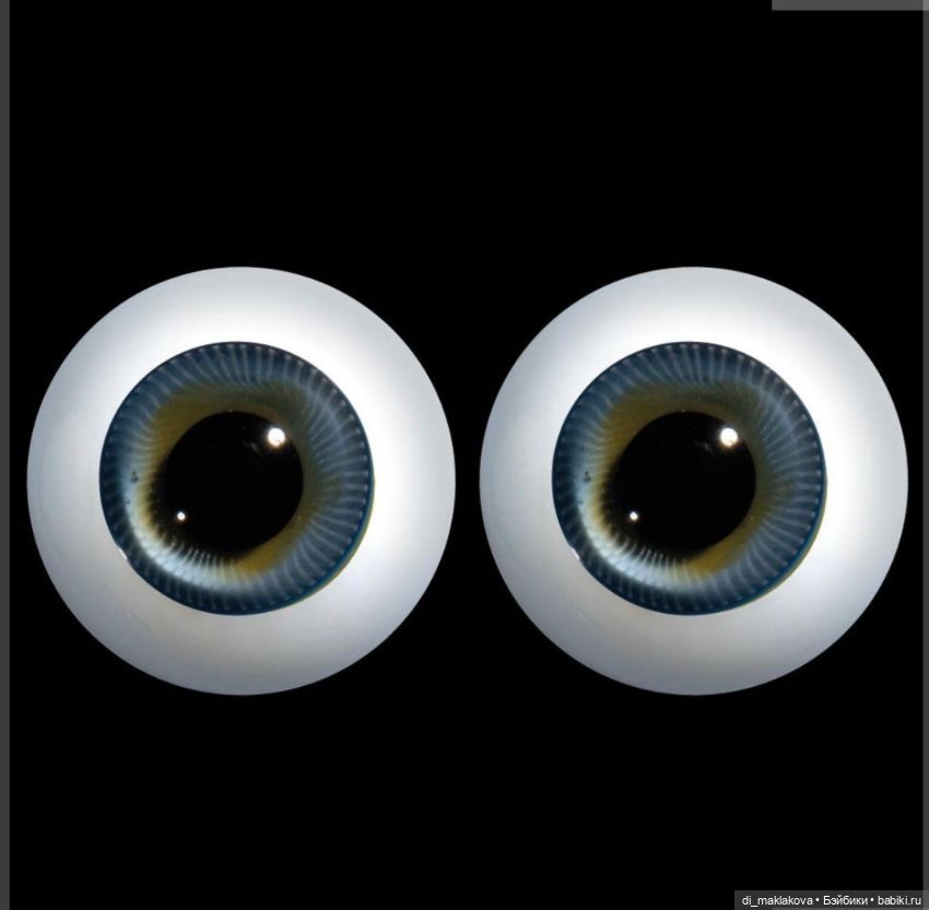 Hand Glass craft цвет blue hazel 16 мм