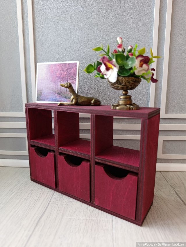 Комод "Фуксия" — Кукольная мебель