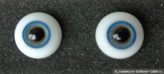 Hand Glass craft цвет blue hazel 16 мм (фото 4)