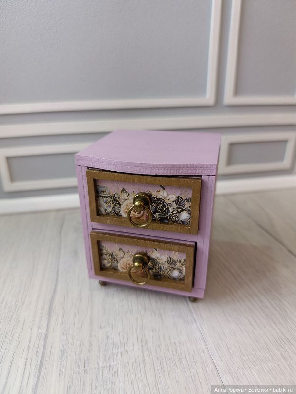 Тумба прикроватная 1:6 "Лаванда" (фото 4)