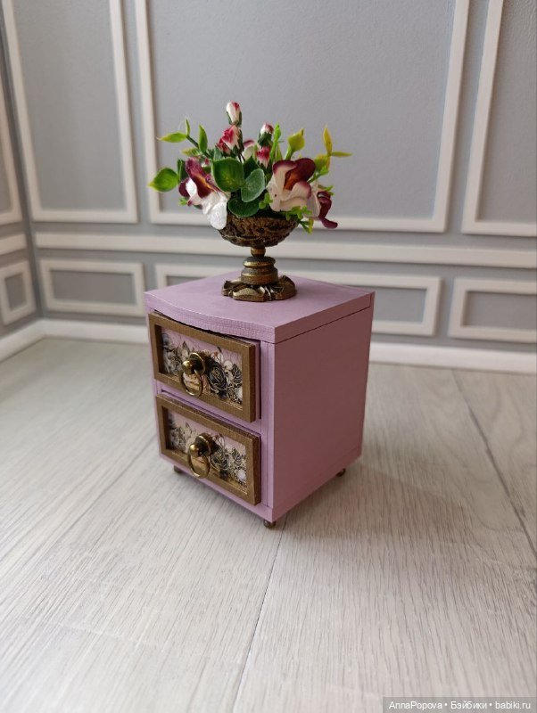 Тумба прикроватная 1:6 "Лаванда" (фото 3)