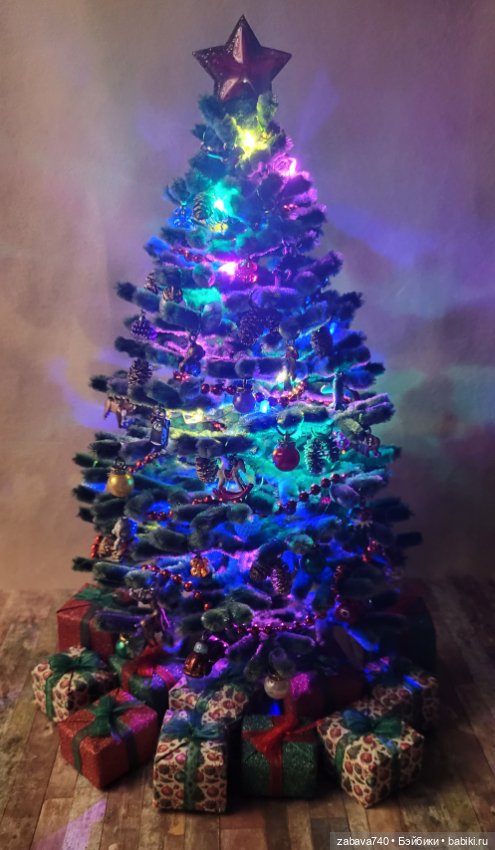 Новогодняя мини ёлочка — Домики для кукол (фото 5)