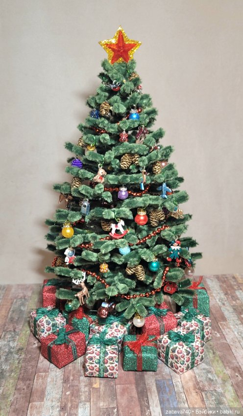 Новогодняя мини ёлочка — Домики для кукол (фото 6)