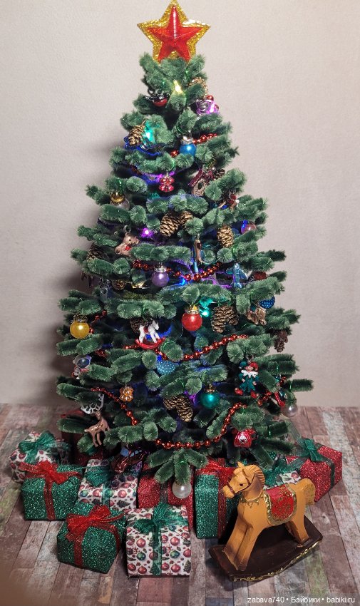 Новогодняя мини ёлочка — Домики для кукол (фото 3)