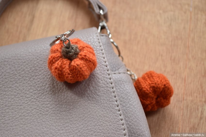 Вязаная тыква — Аксессуары для кукольных фотосессий