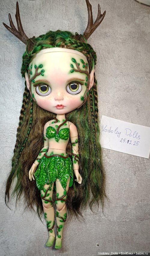 Кастом блайз Дриада — ООАК (кастом куклы) (фото 2)