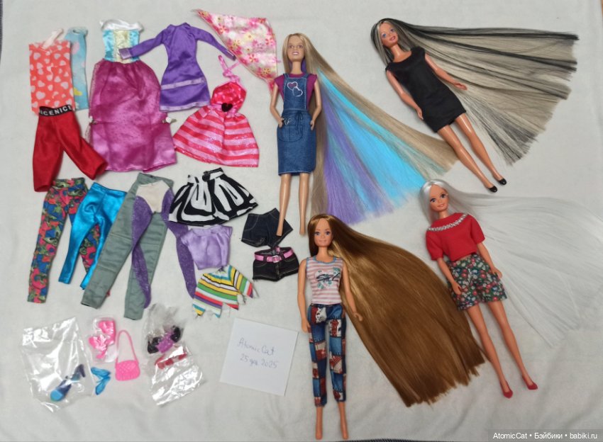 Лот кукол Барби кастом + одежда обувь
