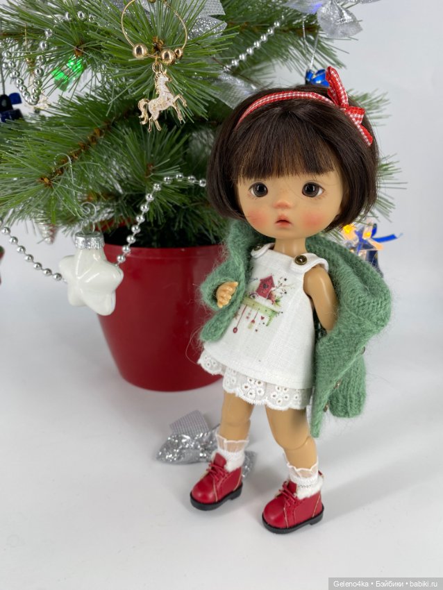 Прекрасная Dada Yuyudoll в тане с париком и подарками (фото 7)