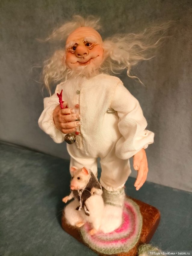 Гном и тётушка Мелисса — Авторские куклы (фото 3)