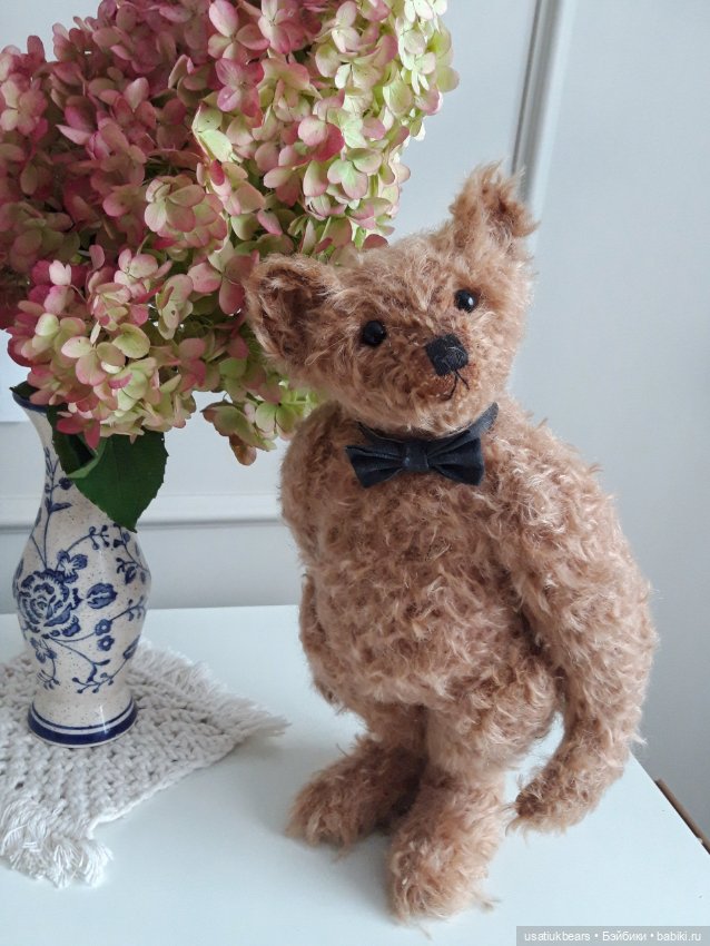 Мишка из мохера 28 см — Авторские игрушки (фото 3)