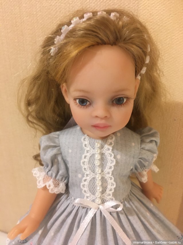 Paola Reina (21 см) платье со снеговиками (фото 5)