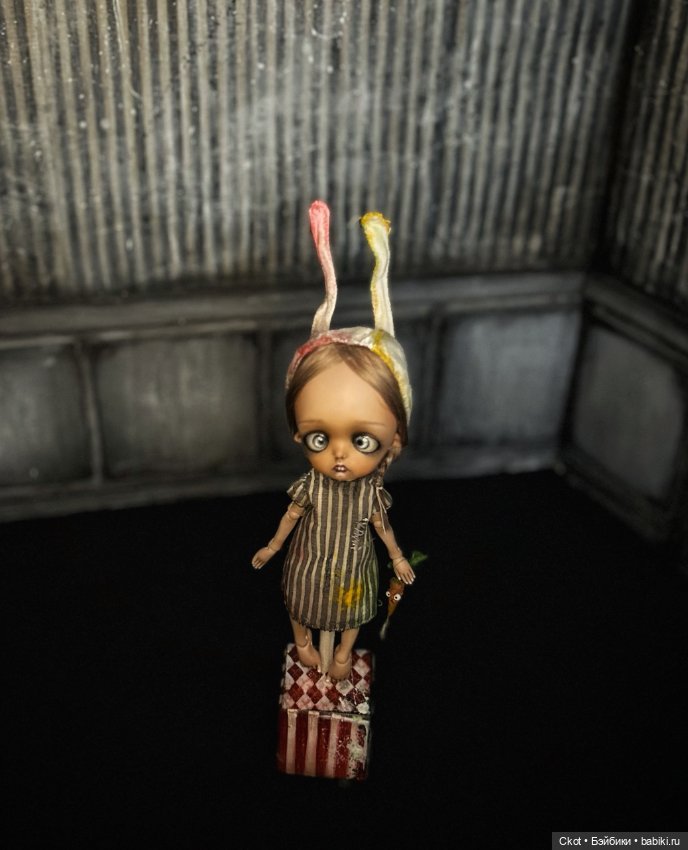 Солнечный зайчик авторская шарнирная кукла (фото 2)