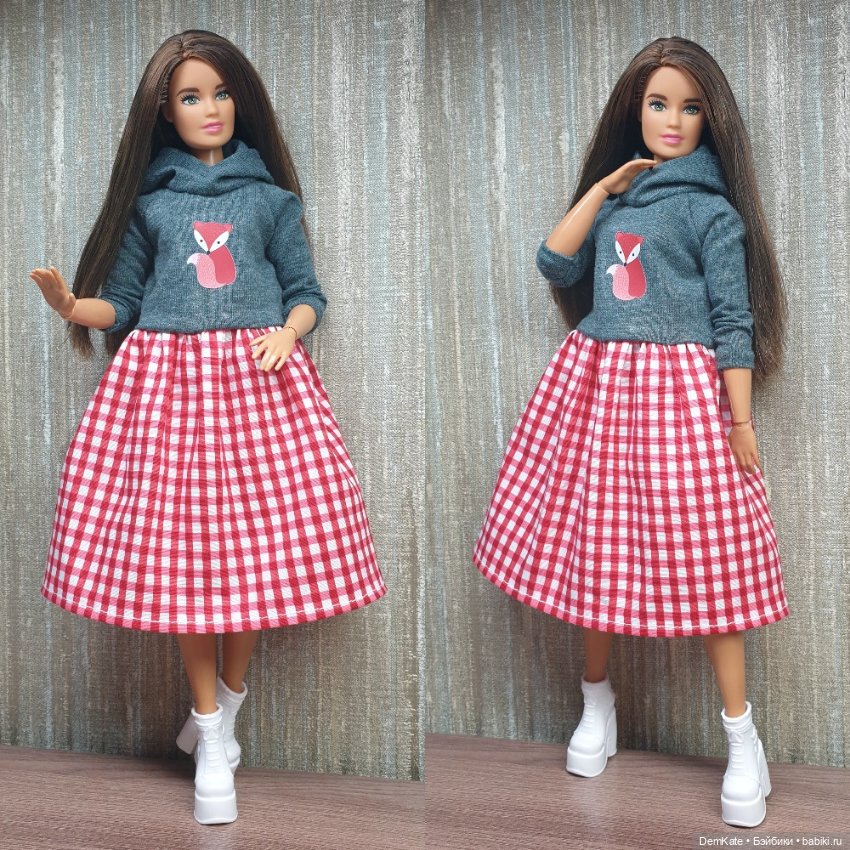 Платье для Барби пышки — Одежда для кукол