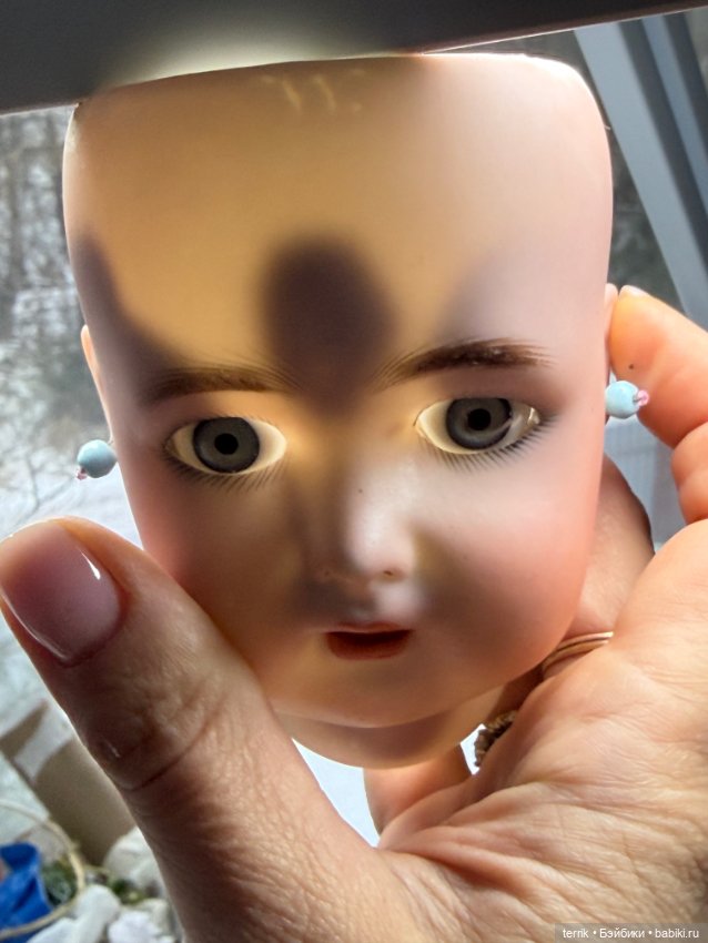 Антикварная голова KR — Антикварные куклы (фото 9)