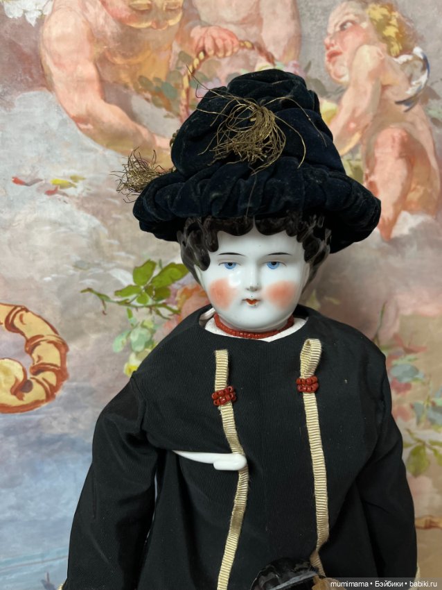 2 Антикварная кукла China Head Стиль Biedermeier рост 47 см (фото 4)
