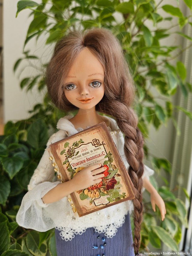 Авторская кукла коллекционная интерьерная будуарная кукла подвижная кукла кукла ручной работы (фото 4)