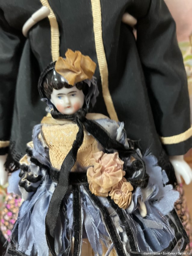 2 Антикварная кукла China Head Стиль Biedermeier рост 47 см (фото 2)