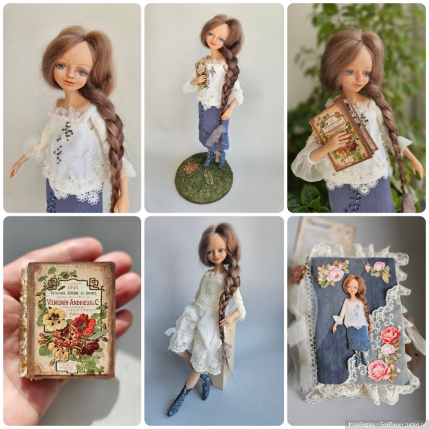 Авторская кукла коллекционная интерьерная будуарная кукла подвижная кукла кукла ручной работы (фото 2)