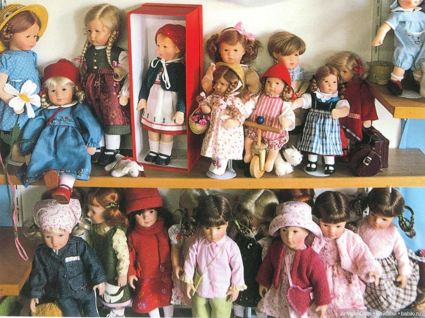 Книга об антикварных куклах Kathe Kruse, 100 Jahre, kaum zu glauben (фото 10)