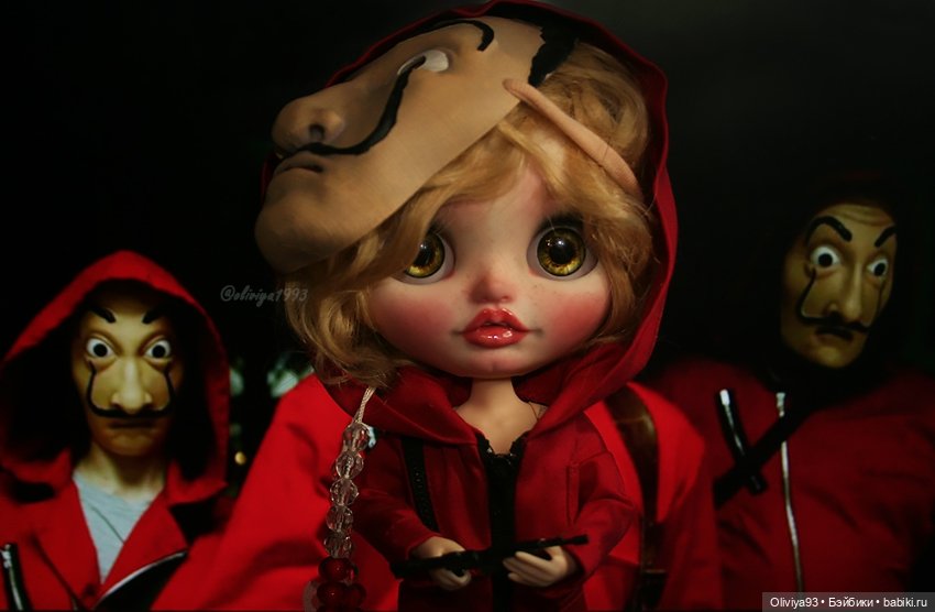 Блайз ООАК на Стокгольм (Бумажный дом) (фото 6)