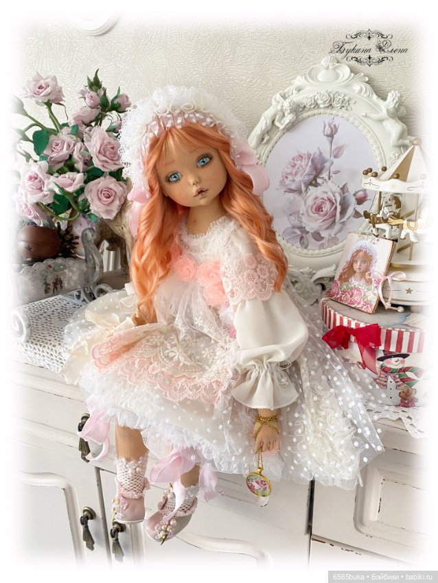 Миленочка, коллекционная текстильная кукла