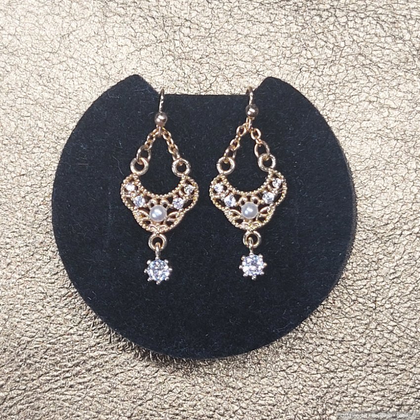 Серьги Фемида и Афина для кукол (фото 3)