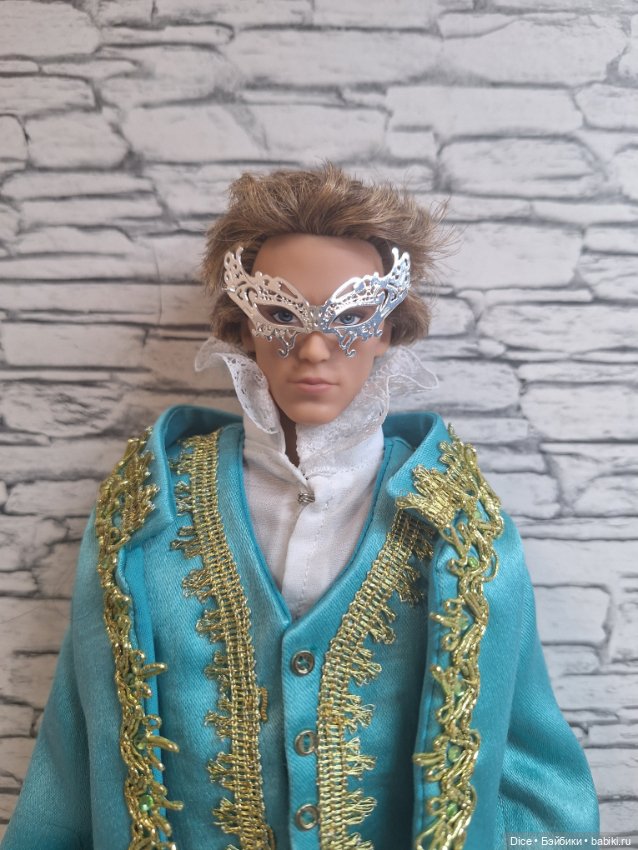 Карнавальная маска 1/6 — Украшения и очки для кукол (фото 7)