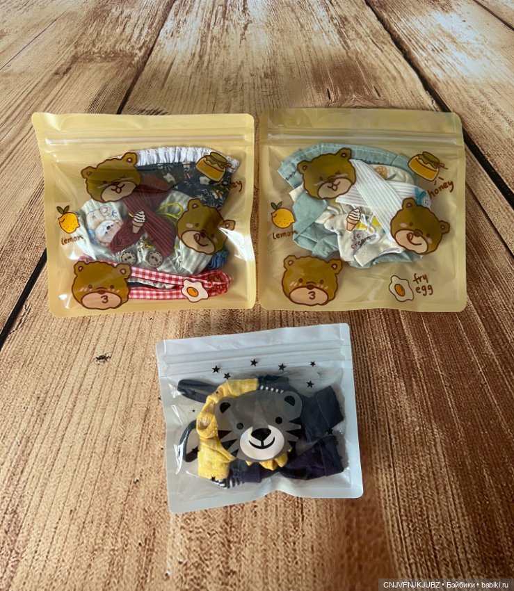 Комплекты одежды от шарнирной куколки из серии Хiaomi Monst