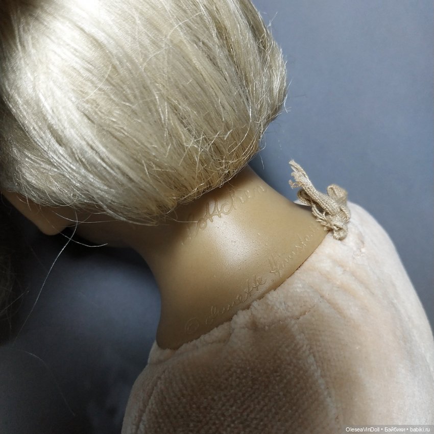 Annette Himstedt Lottchen Signed Doll 1999 – Подпись от руки на пятке (фото 8)