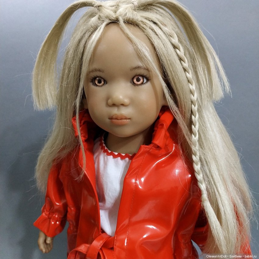 Annette Himstedt Lottchen Signed Doll 1999 – Подпись от руки на пятке (фото 2)