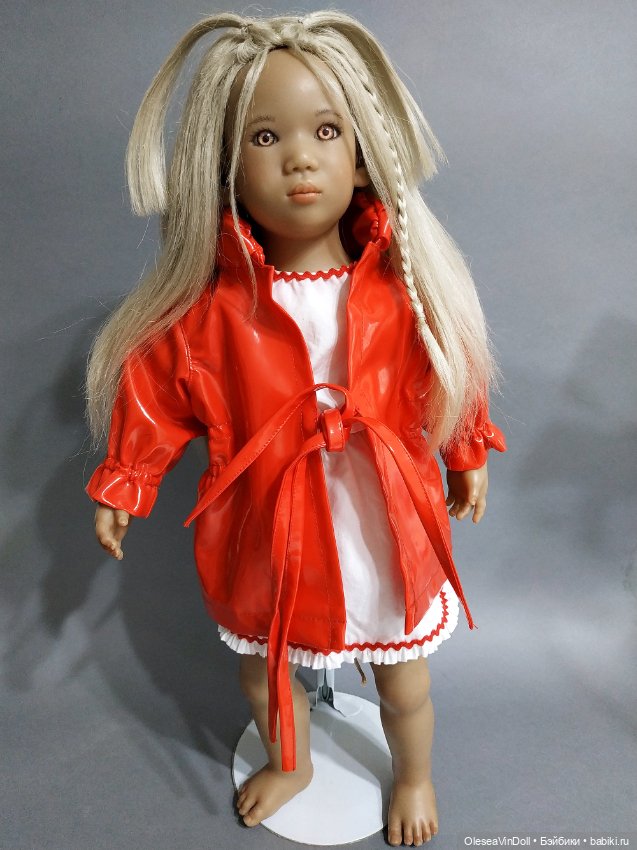 Annette Himstedt Lottchen Signed Doll 1999 – Подпись от руки на пятке (фото 4)